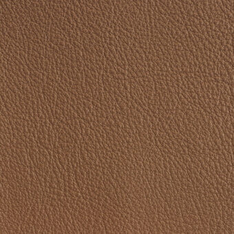 Brown leather texture with a fine, pebbled grain and matte finish, displaying subtle tonal variations for depth and a natural appearance.
